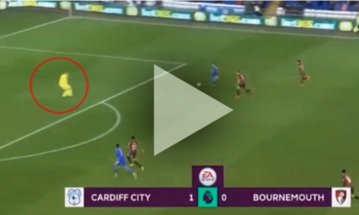 Ryzykowne wyjście Boruca i... gol dla Cardiff! [VIDEO]